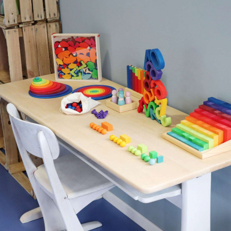 Set educativ de numarat si construit, 100 piese [5]