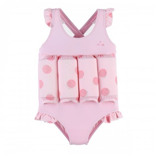 Costum de inot flotabil Buline roz (marime - 1 an)