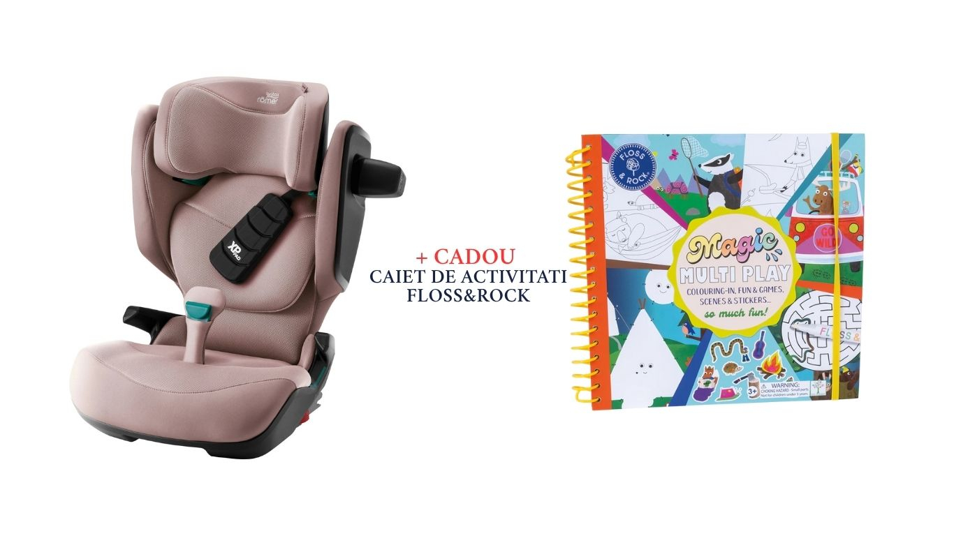 Scaun auto pentru copii Britax Romer, 3,5-12 ani, 100-150 cm, 15-36 kg, KIDFIX PRO Dusty Rose