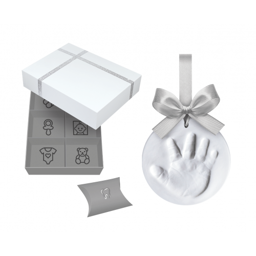 Set cadou cutie amintiri si kit amprenta bebe
