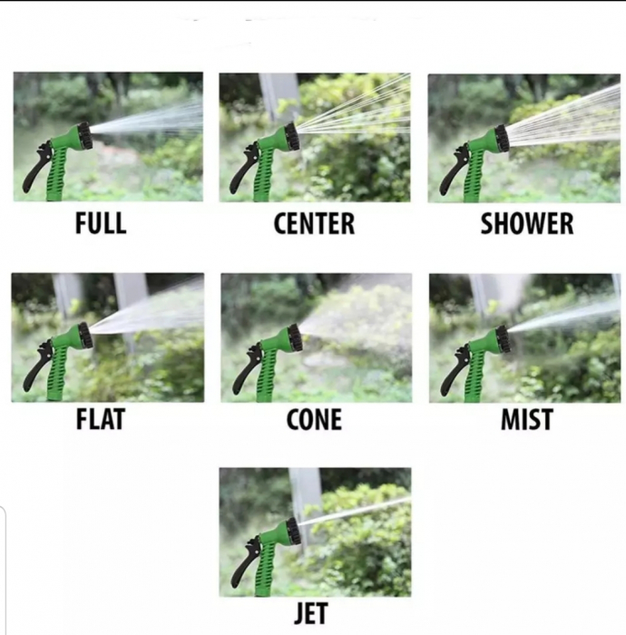 Furtun extensibil 45m Include conectori si capat stropire [9]