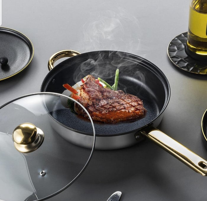 Set oale 12 piese inox, cu capace de sticla termorezistenta [5]