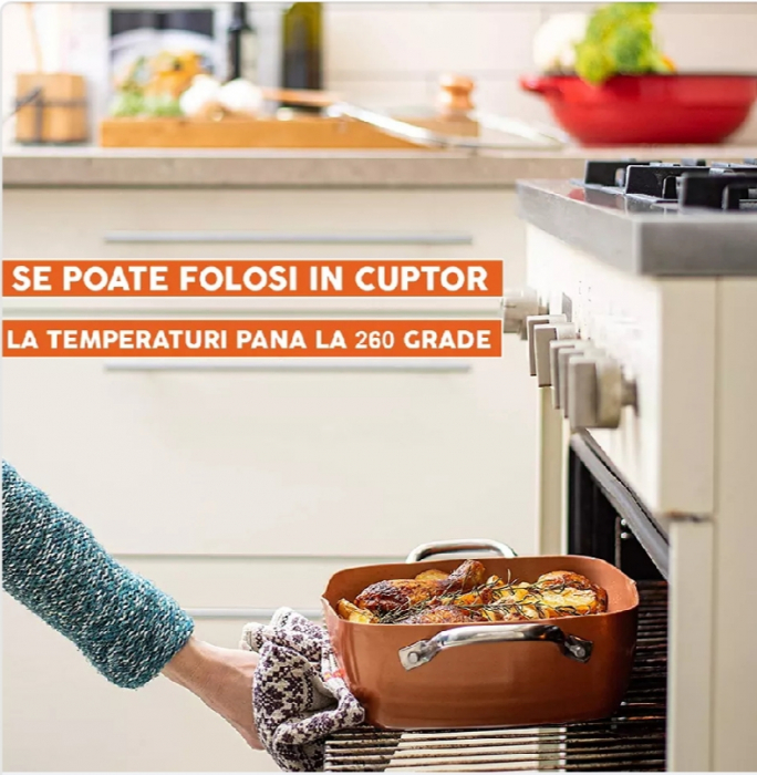 Tigaie Friteuza Multifunctionala Copper Pan [6]