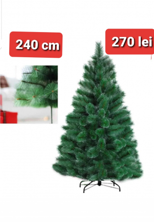 Casa - Brad pin artificial 240 cm cu suport metalic inclus