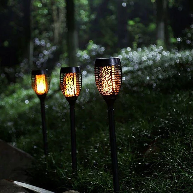 Set 10 bucati lampa solara tip torta, 50cm [1]