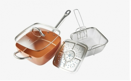 Tigaie Friteuza Multifunctionala Copper Pan [3]