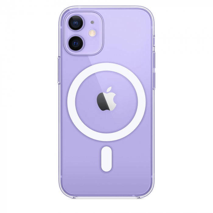 Husa iPhone 12 mini - Transparenta cu suport MagSafe [4]