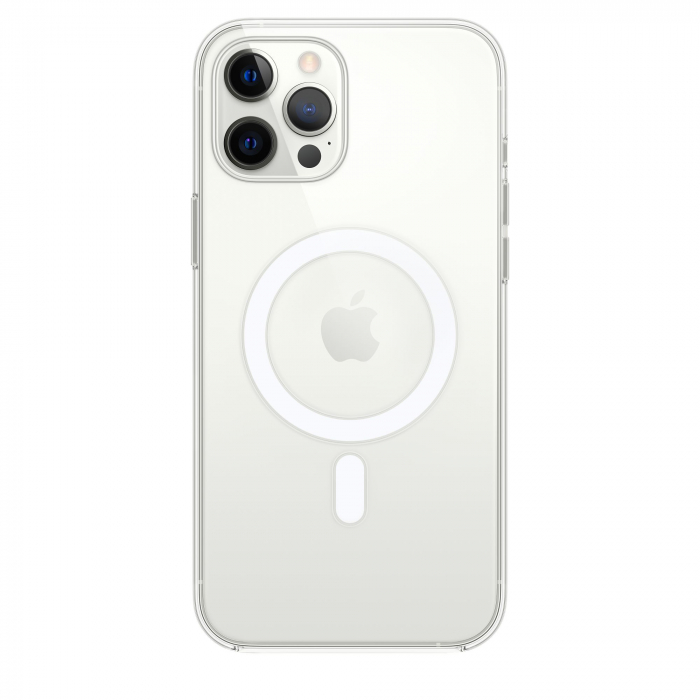 Husa iPhone 12 Pro Max - Transparenta cu suport MagSafe [2]