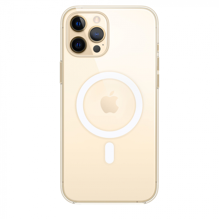 Husa iPhone 12 Pro Max - Transparenta cu suport MagSafe [4]