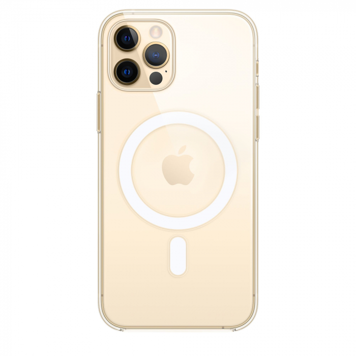 Husa iPhone 12 Pro - Transparenta cu suport MagSafe [2]