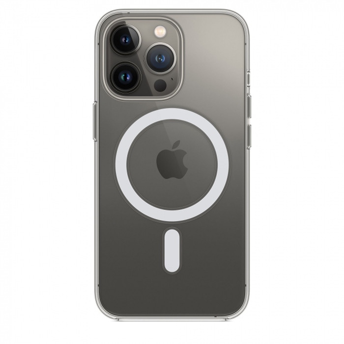 Husa iPhone 13 Pro - Transparenta cu suport MagSafe [2]