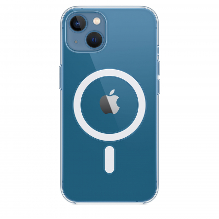 Husa iPhone 13 - Transparenta cu suport MagSafe