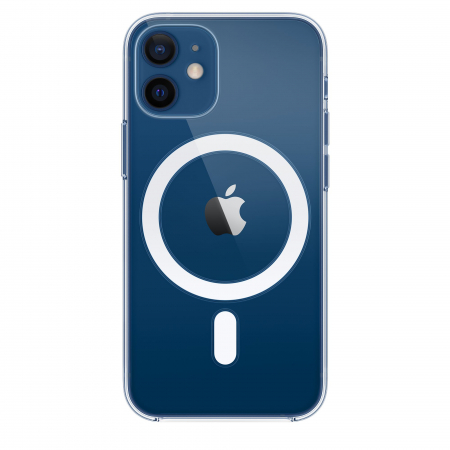 Husa iPhone 12 mini - Transparenta cu suport MagSafe