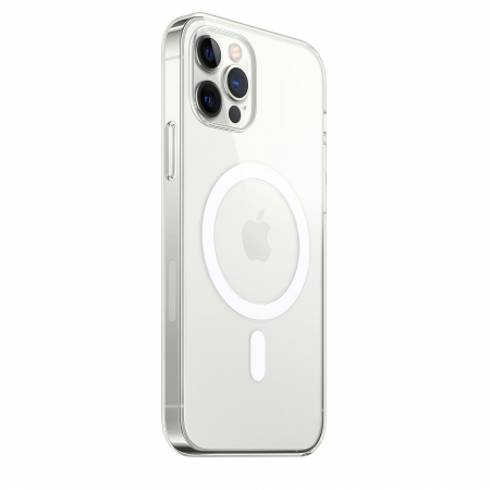 Husa iPhone 12 Pro Max - Transparenta cu suport MagSafe [4]