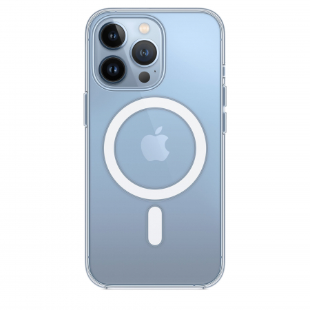Husa iPhone 13 Pro - Transparenta cu suport MagSafe [0]
