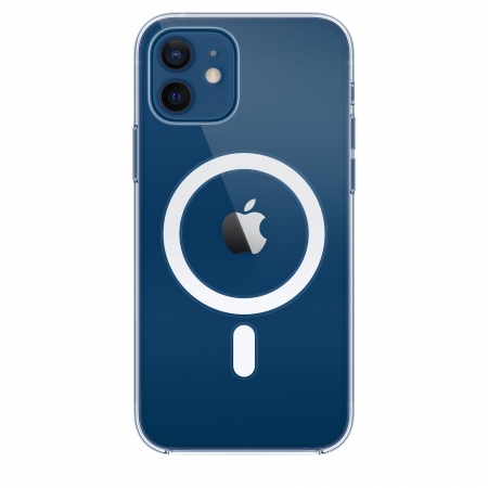 Husa iPhone 12 - Transparenta cu suport MagSafe [0]