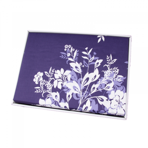 Lenjerie de pat policoton floral bluemarin - 200x230 cm [3]
