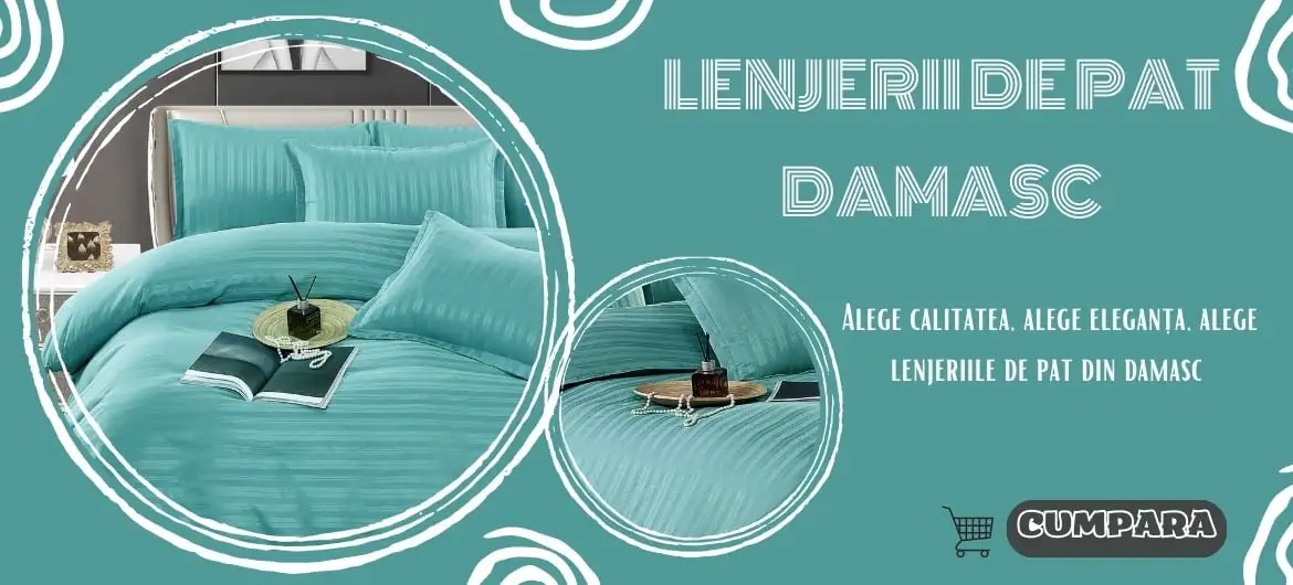 lenjerii de pat damasc