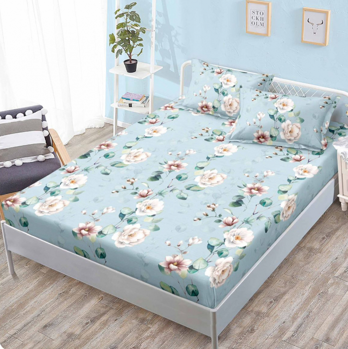 Husa de pat din Finet cu Elastic 160x200 cm-W36 [1]