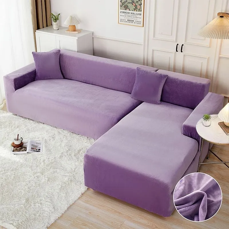 Husa Elastica de Catifea pentru Coltar 3 Locuri+2 Locuri -HCJ1 [1]