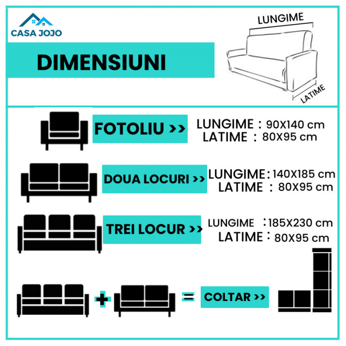 Husa Elastica pentru Fotoliu cu brate,Gri cu patratele si floricele colorate-S14 [2]