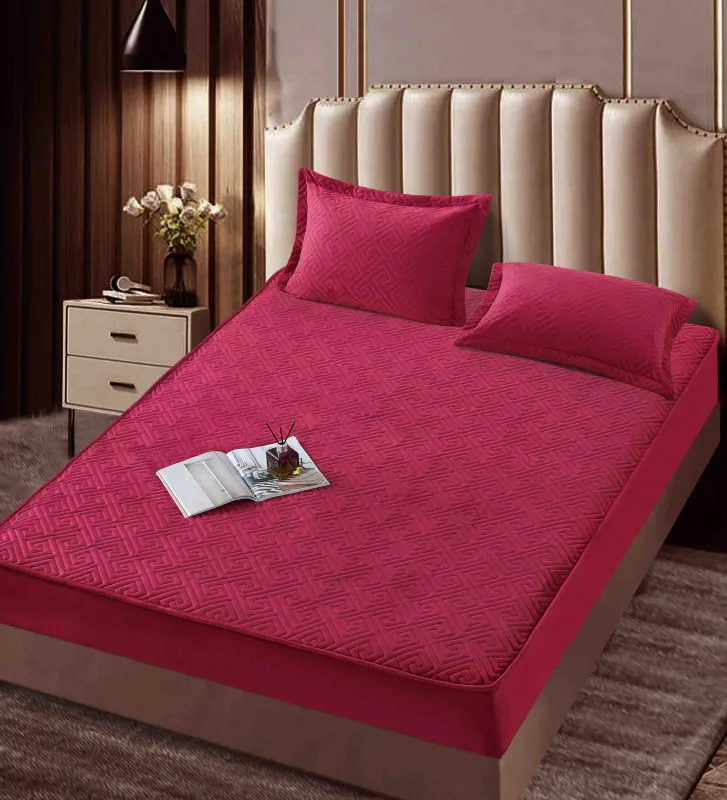 Husa tip Topper cu elastic din catifea 160x200,Grena-TJ1 [2]