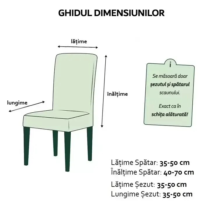 Huse pentru scaun din Catifea cu elastic,Gri inchis-JHC7 [5]