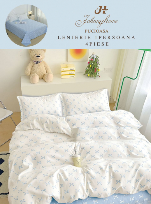 Lenjerie de pat 1 Persoana,4 piese,Finet-P13 [1]