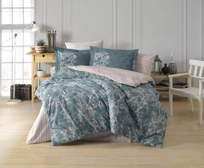 Lenjerie Pat 2 persoane Hobby Dream – Turkuaz-POP112 [1]