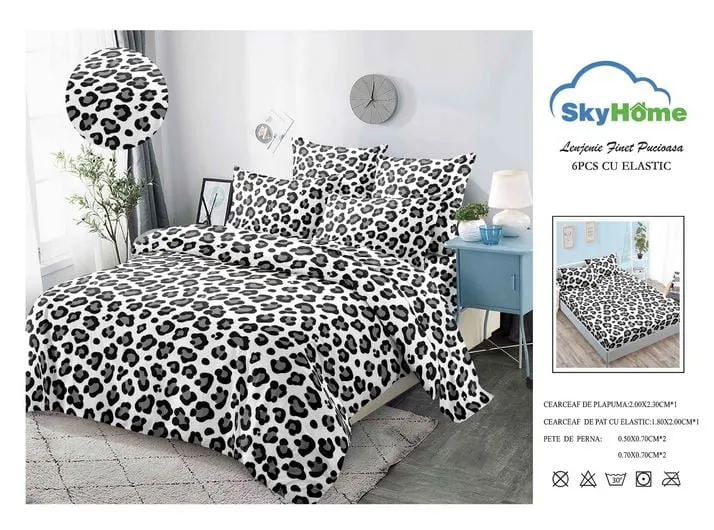 Lenjerii de pat Finet 6 piese cu Elastic-FEL225 [1]