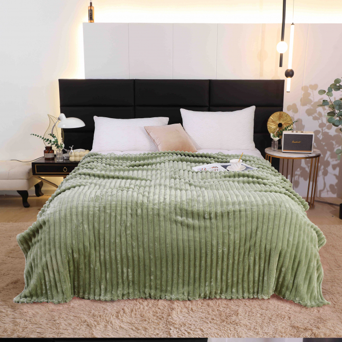 Pătură Cocolino Pentru Pat Dublu,200x230 cm,Verde smarald-AT4 [2]