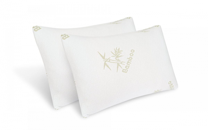 Set 2 perne 50×70 Somnart Bambus Memory Foam cu husa detasabila-ME2 [2]