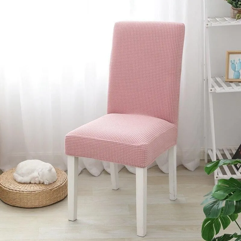 Set 6 huse Lycra cu elastic pentru scaun Roz-HY2 [1]