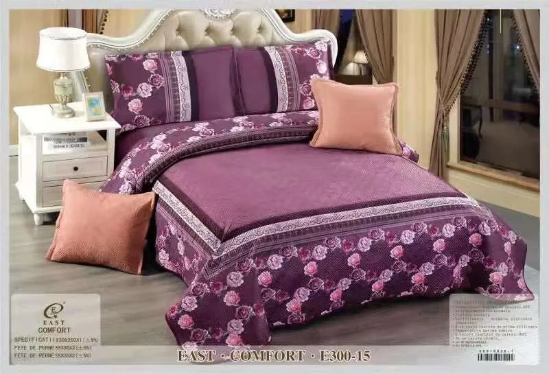 Cuverturi Elegante 3D - Cuvertura de pat matlasată,3D,din finet-E315