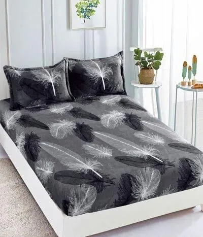 Huse de pat Cocolino 180x200 cm - Husa de pat Cocolino cu elastic+ 2 fete de perna-HJC38