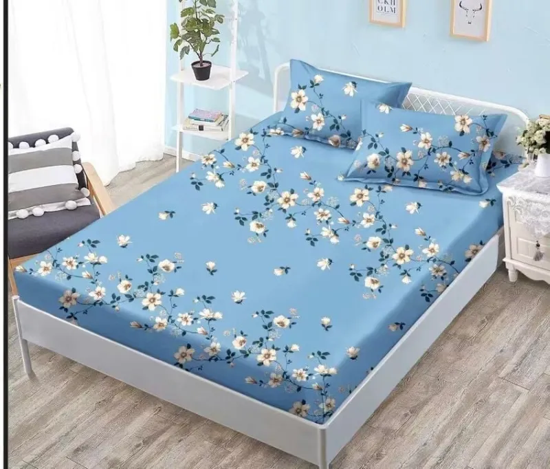 Huse de pat Finet 140x200 - Husa de Pat cu Elastic + 2 Fete  de perna ,140x200 -SY6