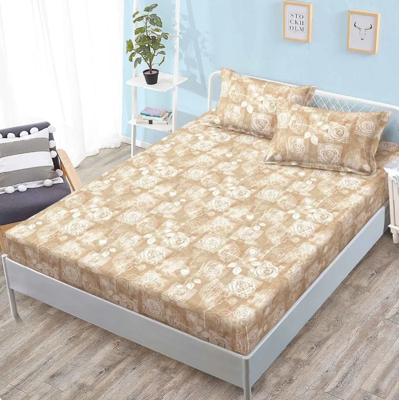 Huse de pat Finet 160x200 cm - Husa de pat din Finet cu Elastic 160x200 cm-W10