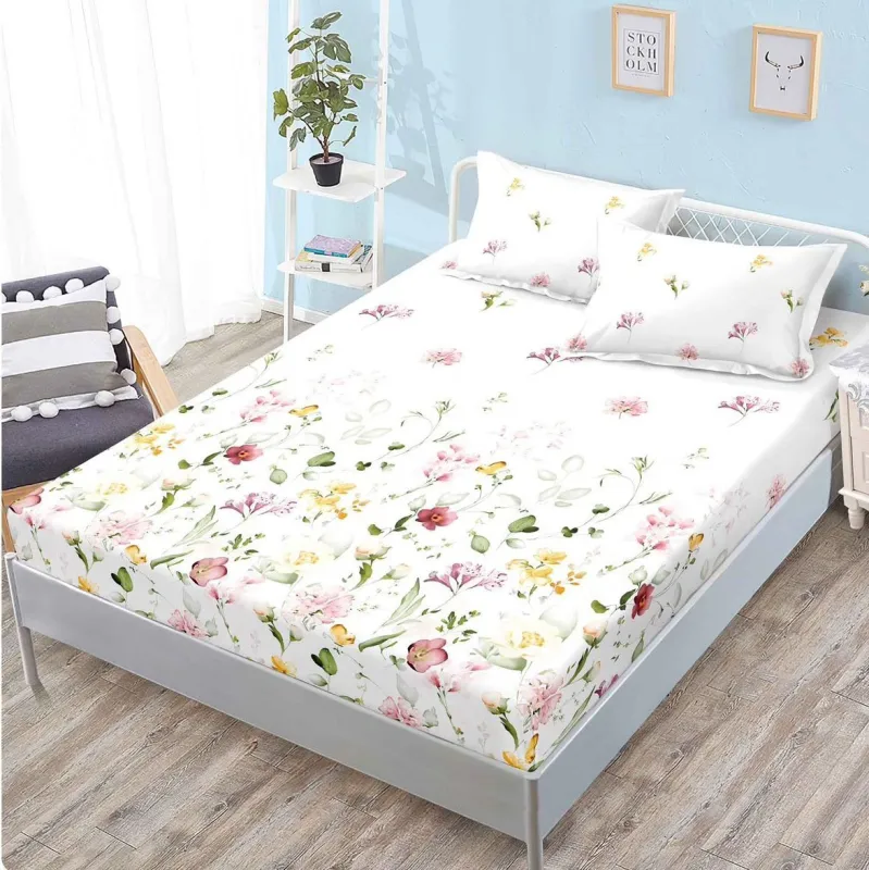 Huse de pat Finet 160x200 cm - Husa de pat din Finet cu Elastic 160x200 cm-W14