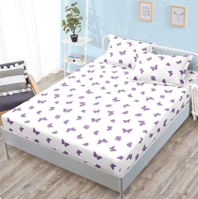 Huse de pat Finet 160x200 cm - Husa de pat din Finet cu Elastic 160x200 cm-W15