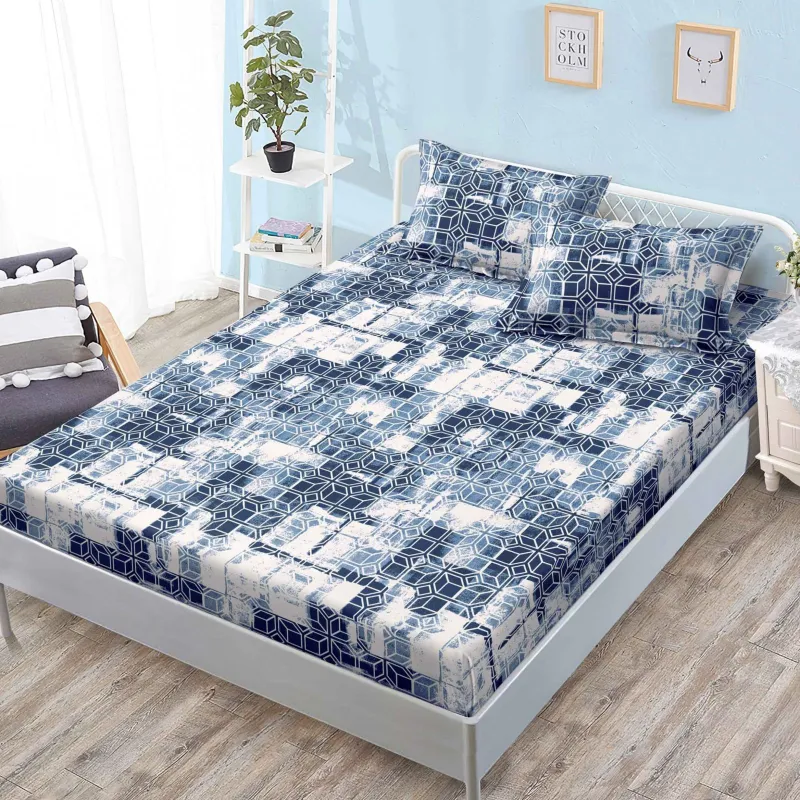 Huse de pat Finet 160x200 cm - Husa de pat din Finet cu Elastic 160x200 cm-W19