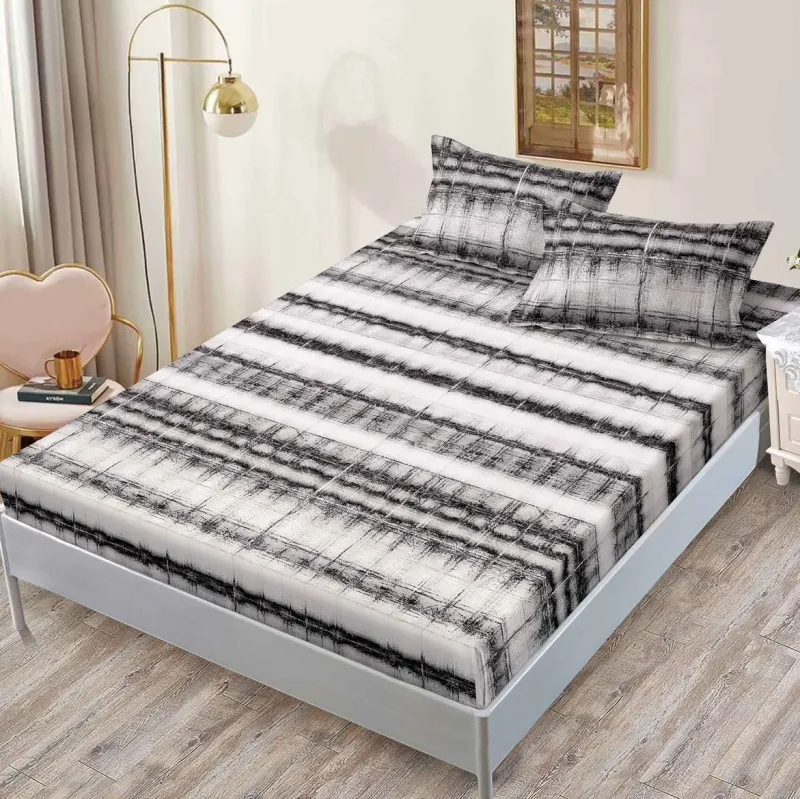 Huse de pat Finet 160x200 cm - Husa de pat din Finet cu Elastic 160x200 cm-W26