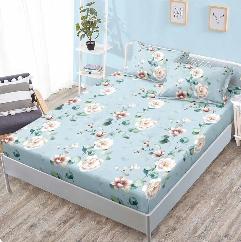 Huse de pat Finet 160x200 cm - Husa de pat din Finet cu Elastic 160x200 cm-W36