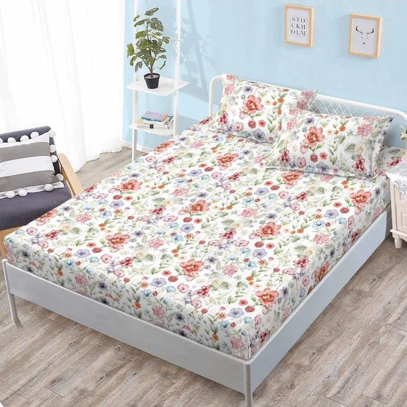 Huse de pat Finet 160x200 cm - Husa de pat din Finet cu Elastic 160x200 cm-W37