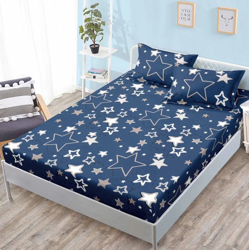 Huse de pat Finet 160x200 cm - Husa de pat din Finet cu Elastic 160x200 cm-W38