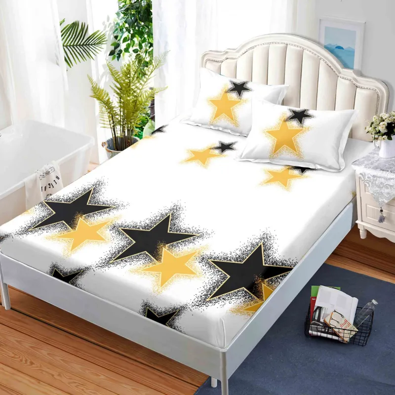 Huse de pat Finet 160x200 cm - Husa de pat din Finet cu Elastic 160x200 cm-W52