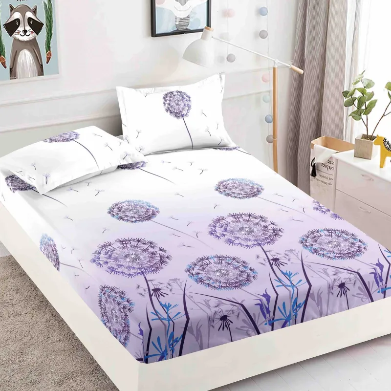 Huse de pat Finet 180x200 cm - Husa de pat din Finet cu elastic+ 2 fete  de perna 180x200 -HF38