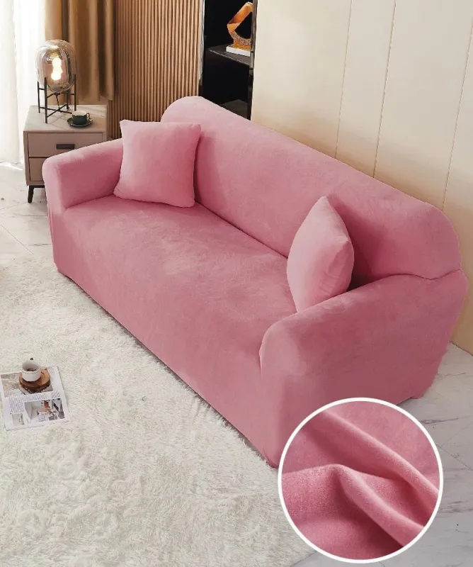 Huse de Canapea 2 Locuri - Husa Elastica din Catifea pentru Canapea 2 Locuri cu brate-MC5