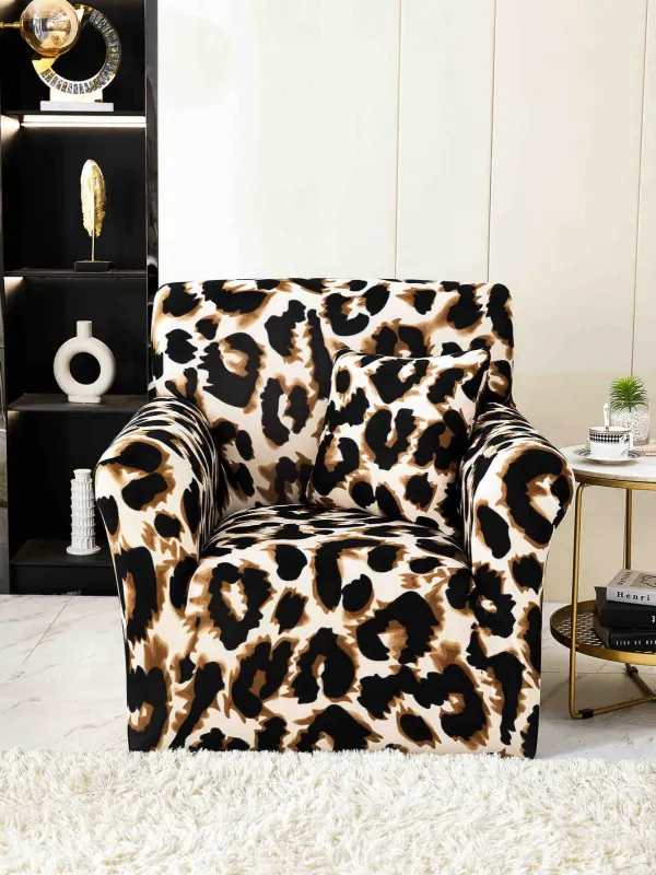 Huse de Fotolii - Husa Elastica pentru Fotoliu cu brate,Animal Print-S03