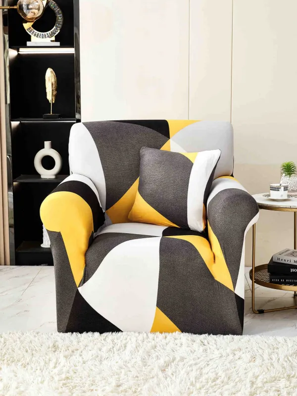 Huse de Fotolii - Husa Elastica pentru Fotoliu cu brate,Multicolor-S02