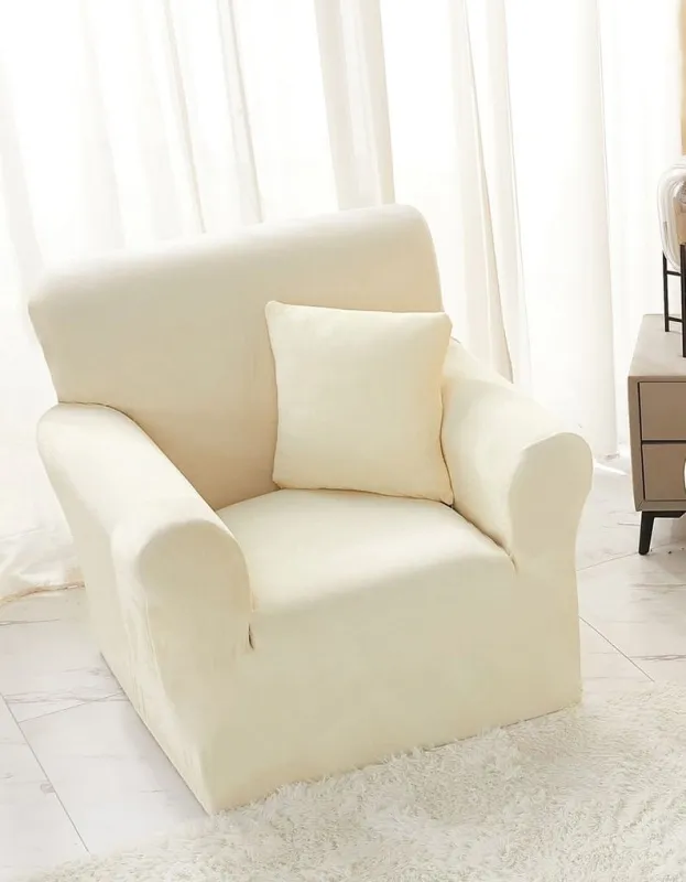 Huse de Fotolii - Husa Elastica pentru Fotoliu din Catifea cu brate-SK3